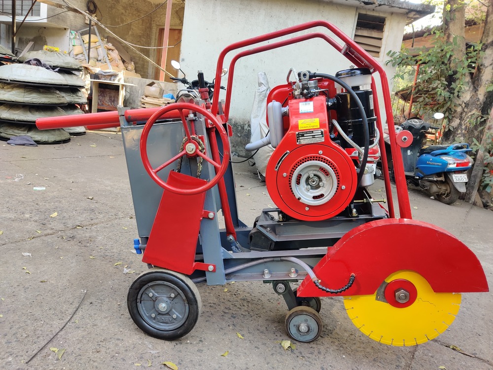 Concrete Groove Cutter Ab-150 D - Color: Orange