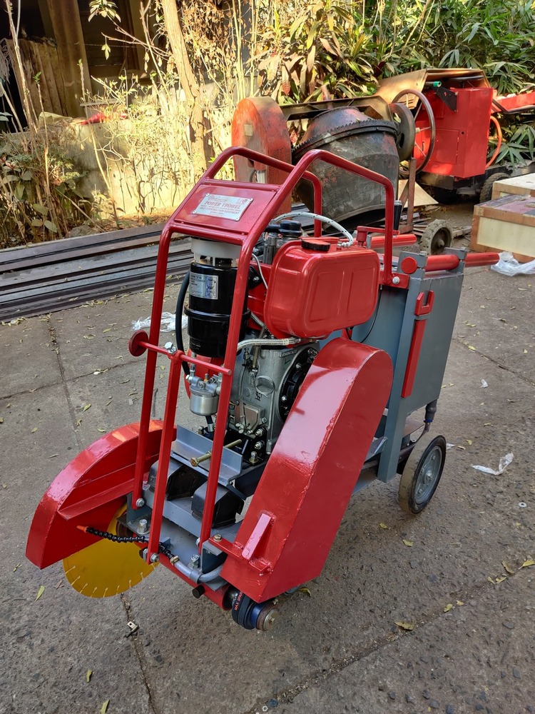 Concrete Groove Cutter Ab-150 D - Color: Orange