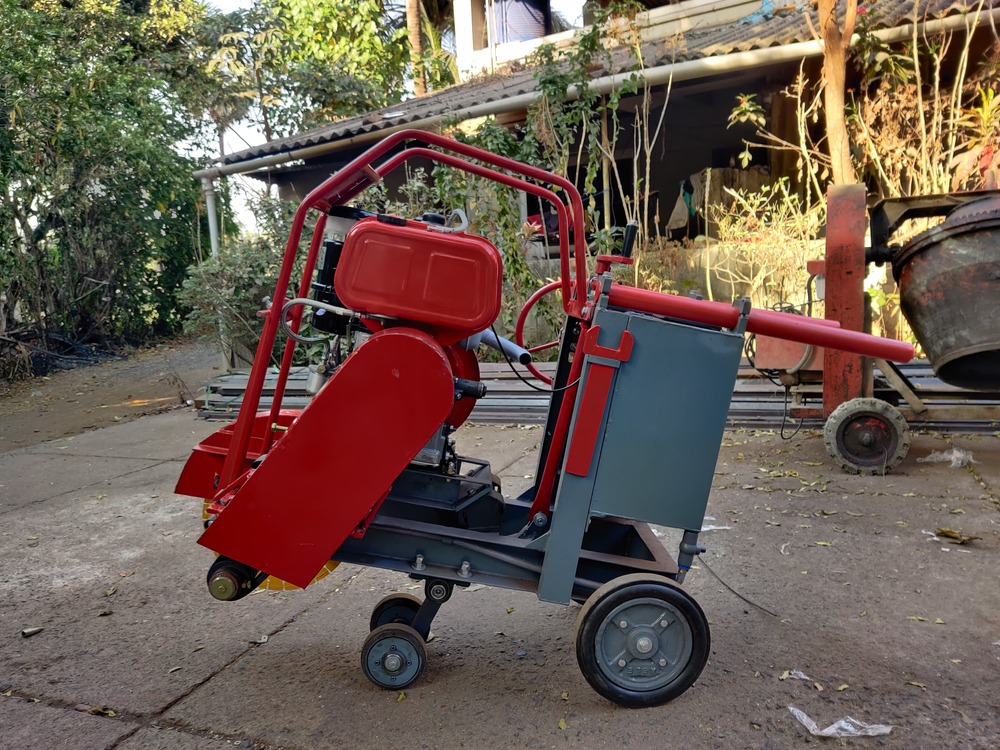 Concrete Groove Cutter Ab-150 D - Color: Orange