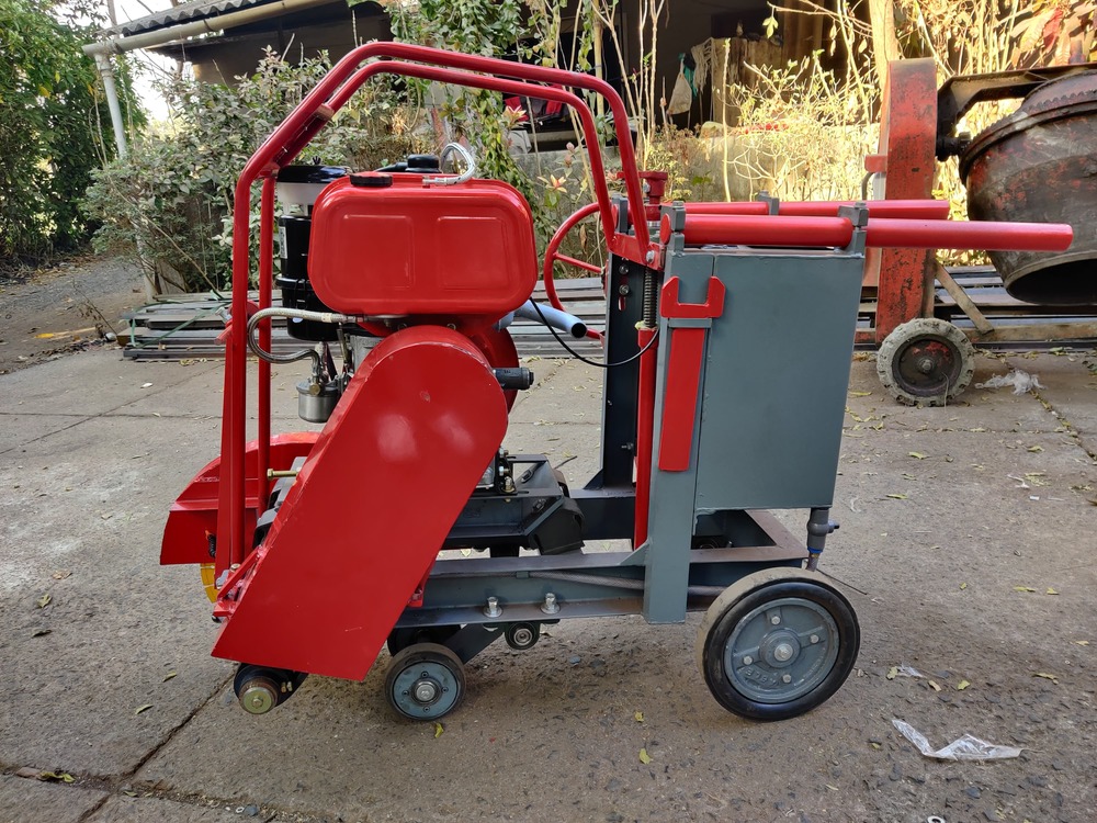 Concrete Groove Cutter Ab-150 D - Color: Orange