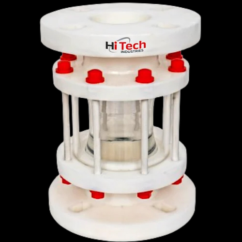 15 To 300 mm Pvdf Tubular Type Sight Glass Flow Indicator