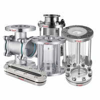 15 To 300 mm Pvdf Tubular Type Sight Glass Flow Indicator