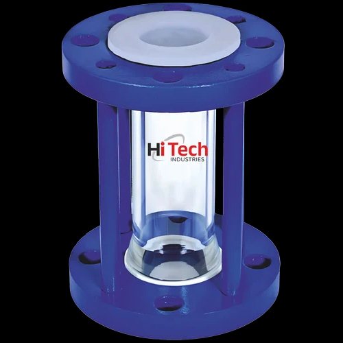 15 To 300 Mm PTFE Lined Ms Allen Key Type Sight Glass Flow Indicator Size
