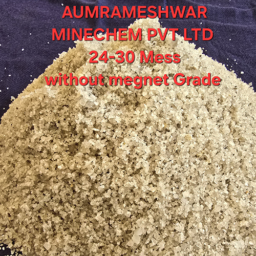 24 Mesh Silica Sand Without Magnet Grade