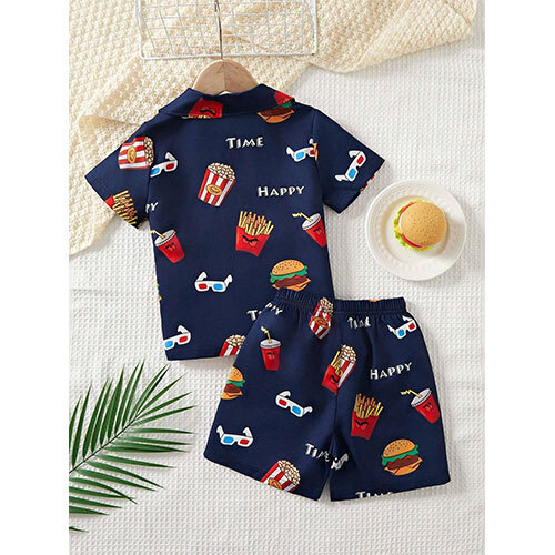 Kids Printed Night Suit - Age Group: 3-5 Year