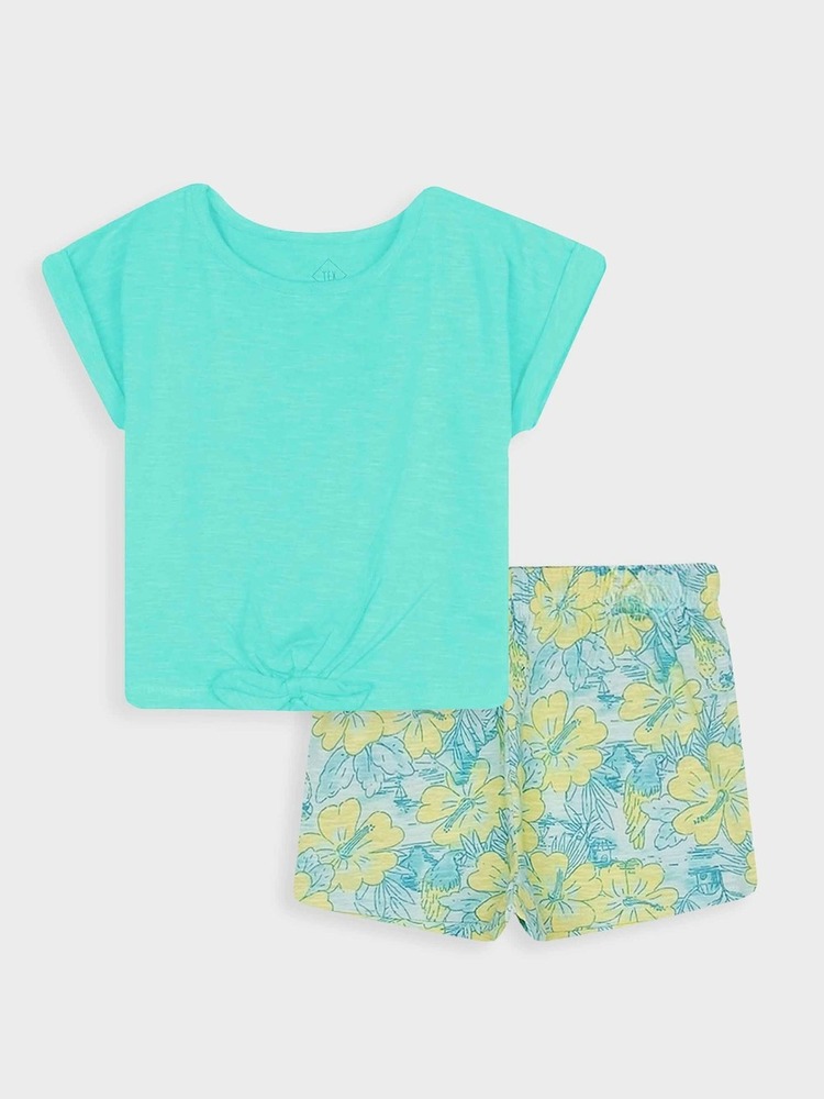Girls Printed Shorty  Sets