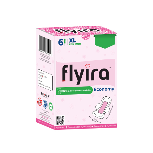 Flyira Economy Sanitary Pads - Age Group: Women