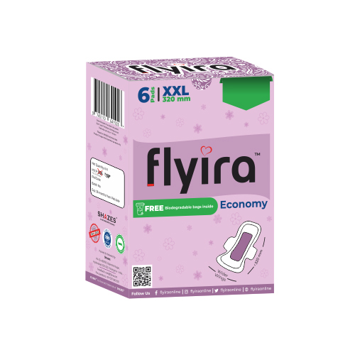 Flyira Economy Ultra Thin Xxl Sanitary Pads - Age Group: Women