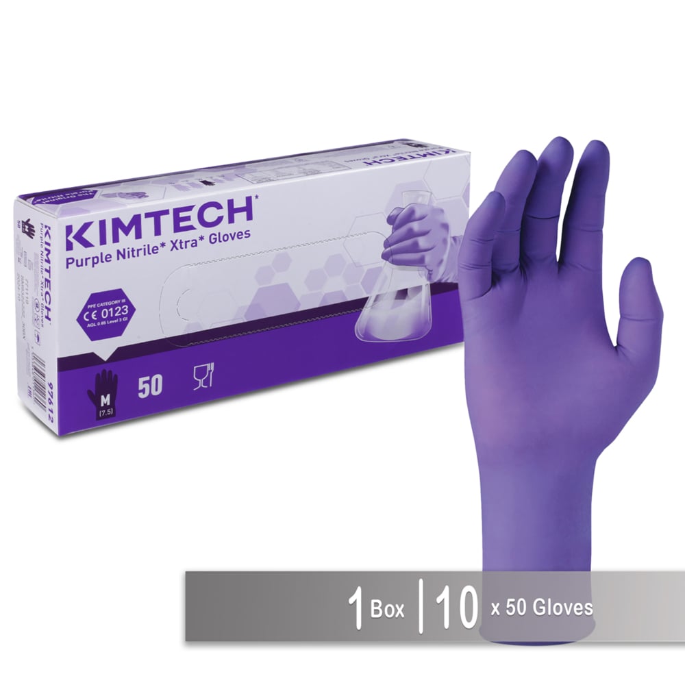 Kimberly Purple Gloves - Application: Hospital