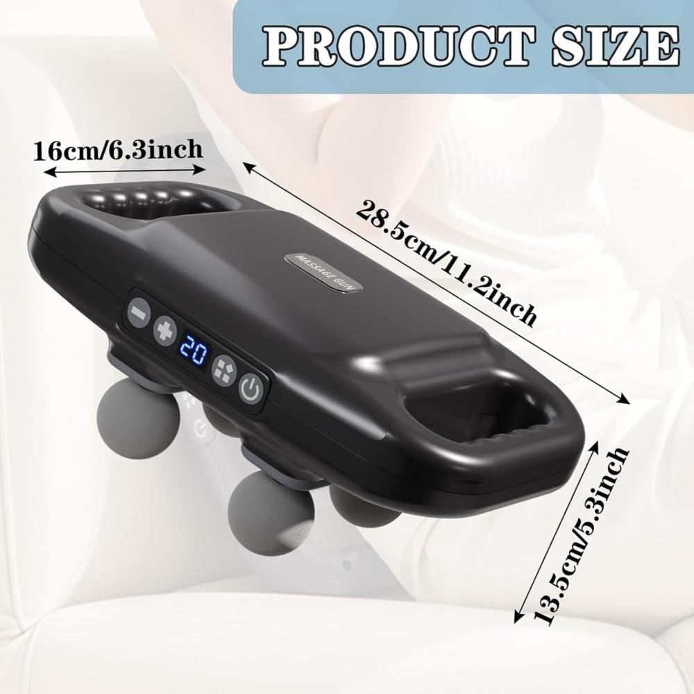 4-Head Back Massager for Pain Relief in Back