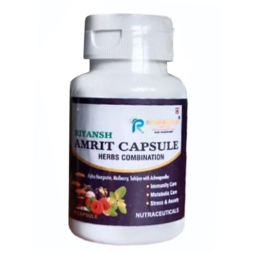 Riyansh Amrit Immunity Capsules - Age Group: Suitable For All