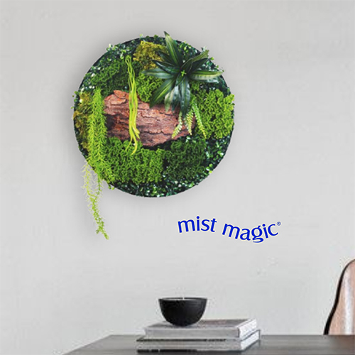 Mwa-1r Ring Art Green Artificial Garden For Wall - Feature: Durable