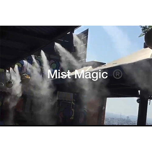 Ss High Pressure Misting Cooling System - Color: Silver