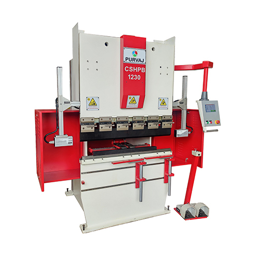 Cnc 1230 3 Axis Single Press Brake Machine - Color: White & Red