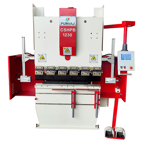 Cshpb1230 1200 Mm X30 Ton Single Cly Cnc Press Brake Machine - Color: White & Red