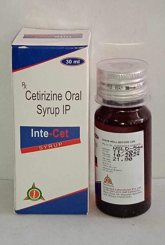 Cetirizine Liquid 5mg/5ml