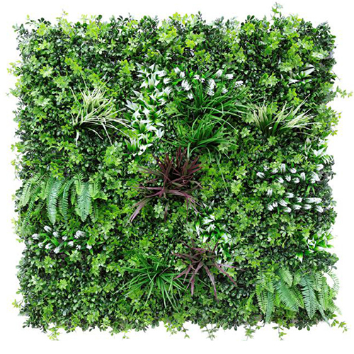 Coastal Winter Series Artificial Green Wall