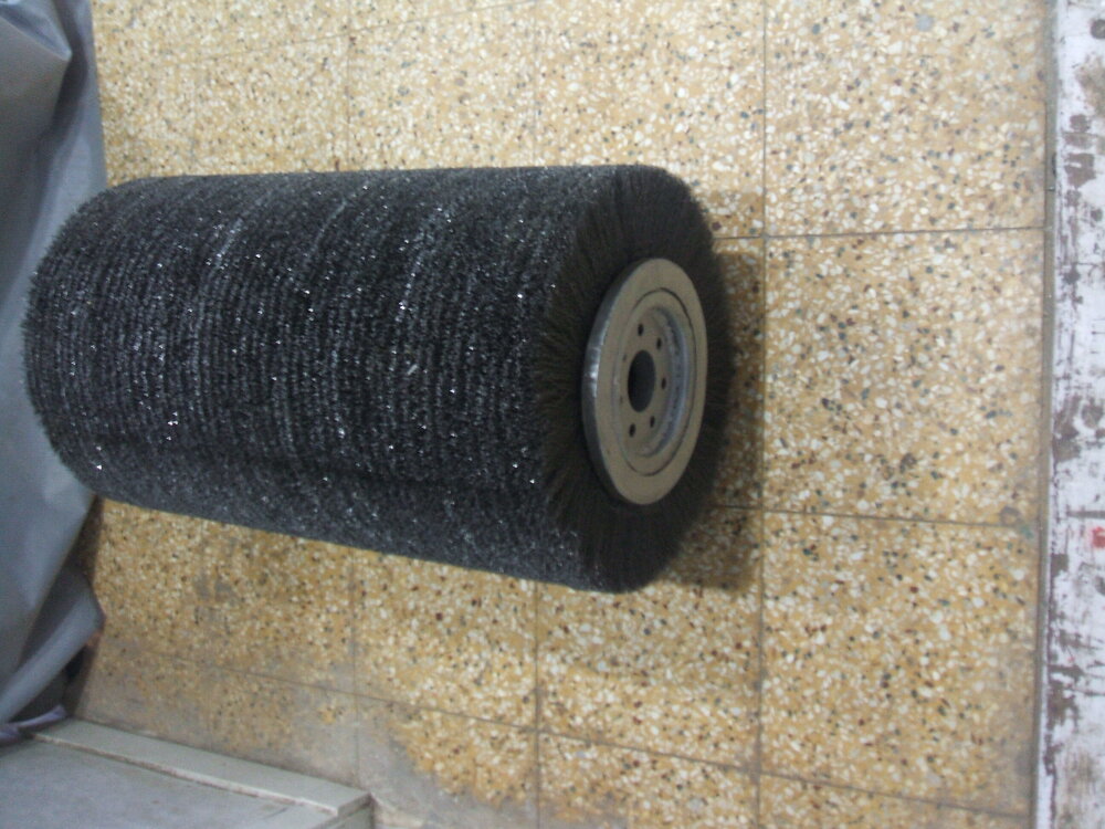 Black Stainless Steel Wire Brush , For Cleaning - Bristle Color: White