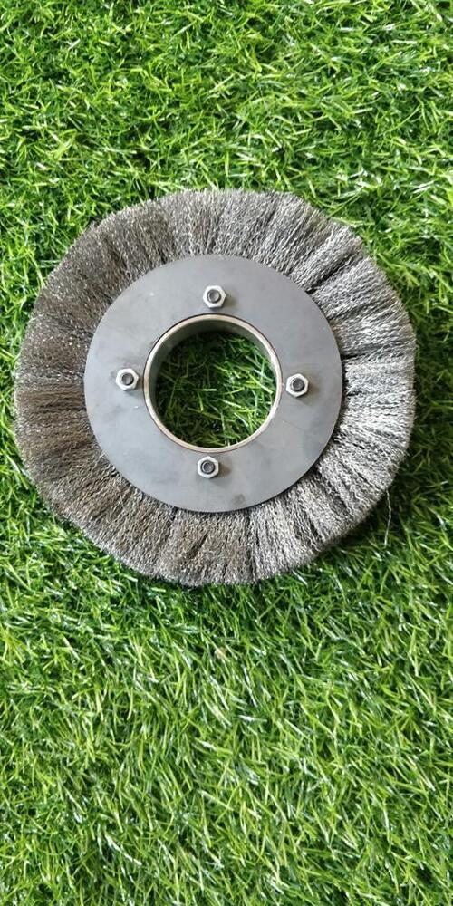 Black Stainless Steel Wire Brush , For Cleaning - Bristle Color: White