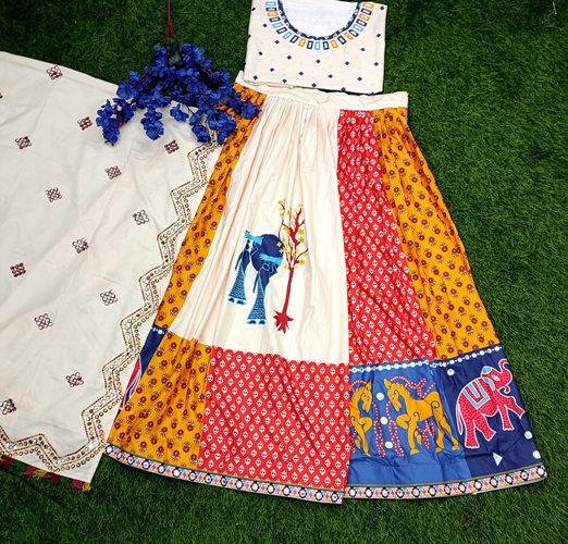 Navratri Chaniya Choli - Color: Multi Color