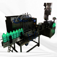 4 line Liquid Filling & Capping Machine