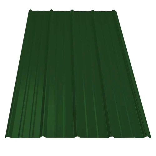 Aluminium Color Profile Roofing Sheet - Color: Green