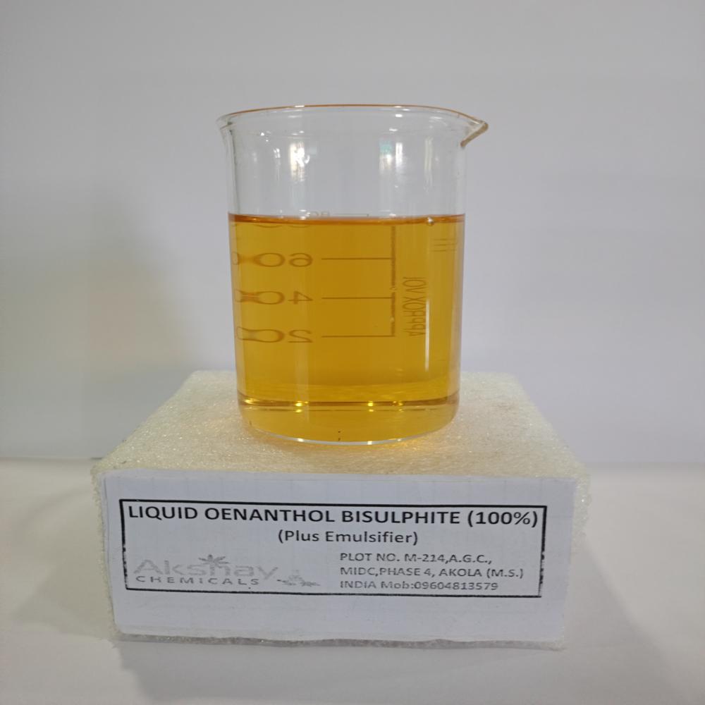 Liquid Oenanthol Bisulphite 100% Tech + Emulsifier - Color: Colorless
