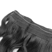 Body Wave Tangle Free Remy Curly Halo Human Hair Extensions