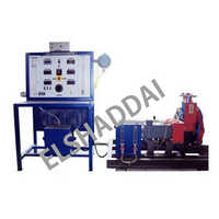 Variable Compression Ratio Petrol Engine Test Rig - Color: Blue