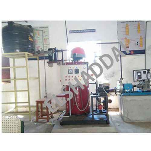 Steam Boiler With Turbine Set