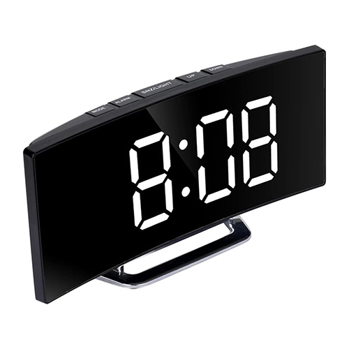 6508 Digital Clock - Color: Black