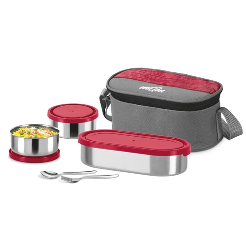 Milton Master Lunch Box - Color: Silver