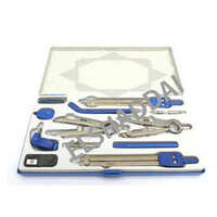Arch - 007 Drawing Instruments Box - Color: Blue Silver