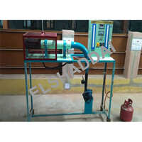 Aero-017 Duct Burner Test Rig - Color: Blue
