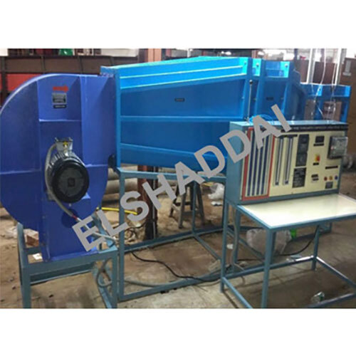 Aero-022 Cascade Wind Tunnel With Compressor And Turbine Blade - Color: Blue