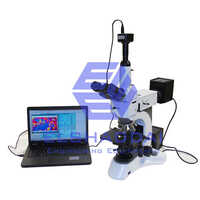 Ndt 013 Advanced Metallurgical Microscope With Polarizing Darkfield & Dual Lights - Color: Black White