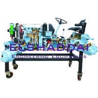 Farm Tractor Cut Section - Color: Blue