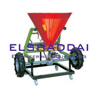 Manure Spreader Cut Section - Color: Green Red