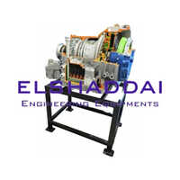 Truck Gearbox Cut Section - Color: Blue Silver