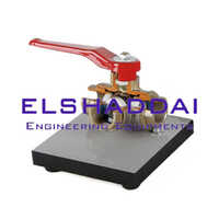 Three-way Ball Valve - Color: Red Brown
