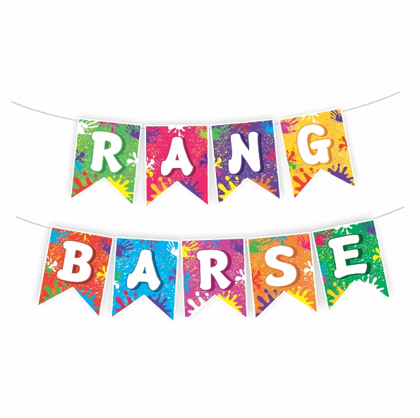 Rang Barse Holi Party Banner