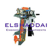 Marine Outboard Gas Engine - Mild Steel, 20x40x20, Grey Orange | Electric Powered, Laboratory Use, 1 Year Warranty