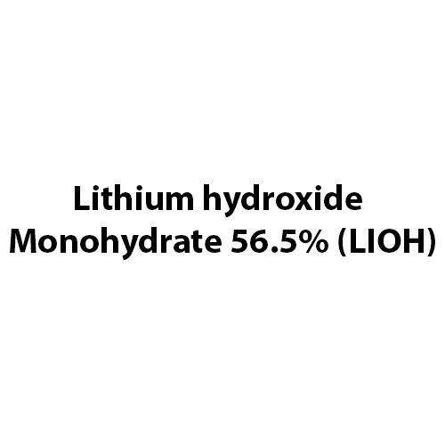 Lithium Hydroxide Monohydrate 56.5% (Lioh) - Application: Industrial