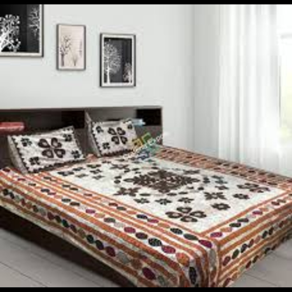 Jaipuri Doble Bedsheet - Color: Assorted Print