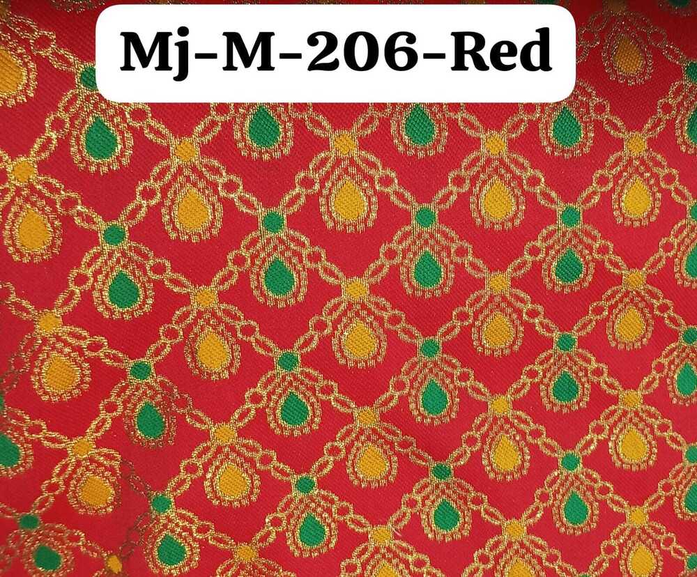 Mata Ki Chunri Brocade Fabric