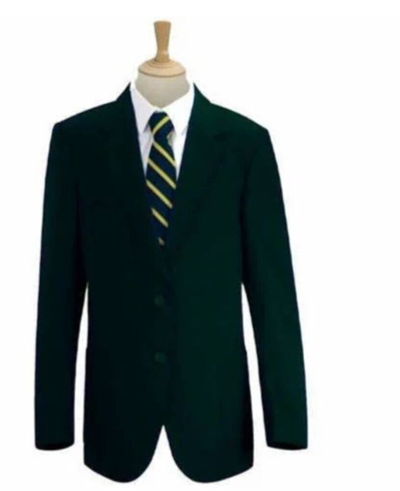 School Dress - Cotton Blend, Multi Color | Unisex Design With Standard V Neck Collar And Customized Logo