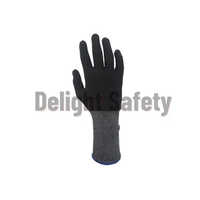 Delight Mpk13-61(wl40) 13 Gauge Polyester Nylon Knitted Gloves - Gray Full Finger Latex Examination Gloves | Industrial Use, Comfortable Fit
