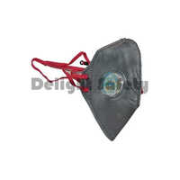 Venus V420v Ffp2 Flat Fold Respirator Mask - 5 Layers Non-woven Material, Black Color, Unisex Design For Everyday Anti-pollution Use