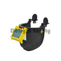 Karam Es71 Welding Face Shield - Polycarbonate Material, Waterproof Design, Black Color | Unisex Fit, 1-year Warranty For Optimal Protection