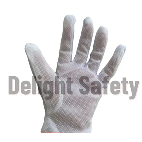 MEDPD43-W White ESD Anti Static Dotted Gloves